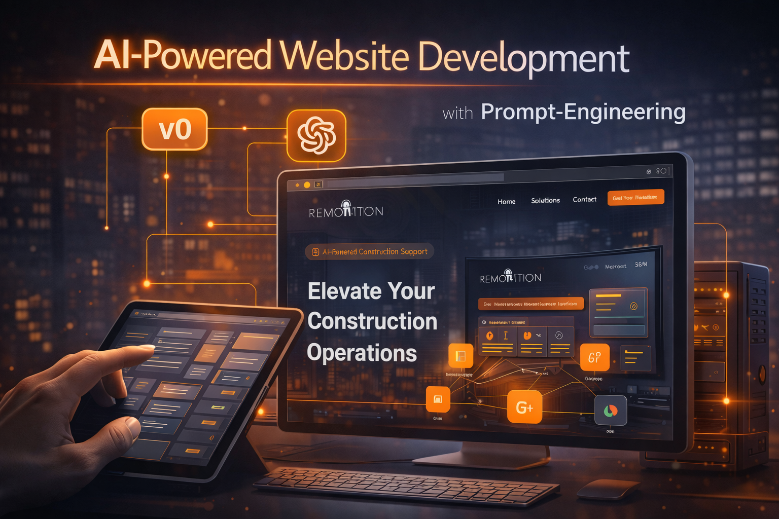 AI-Powered Website Development with Prompt Engineering